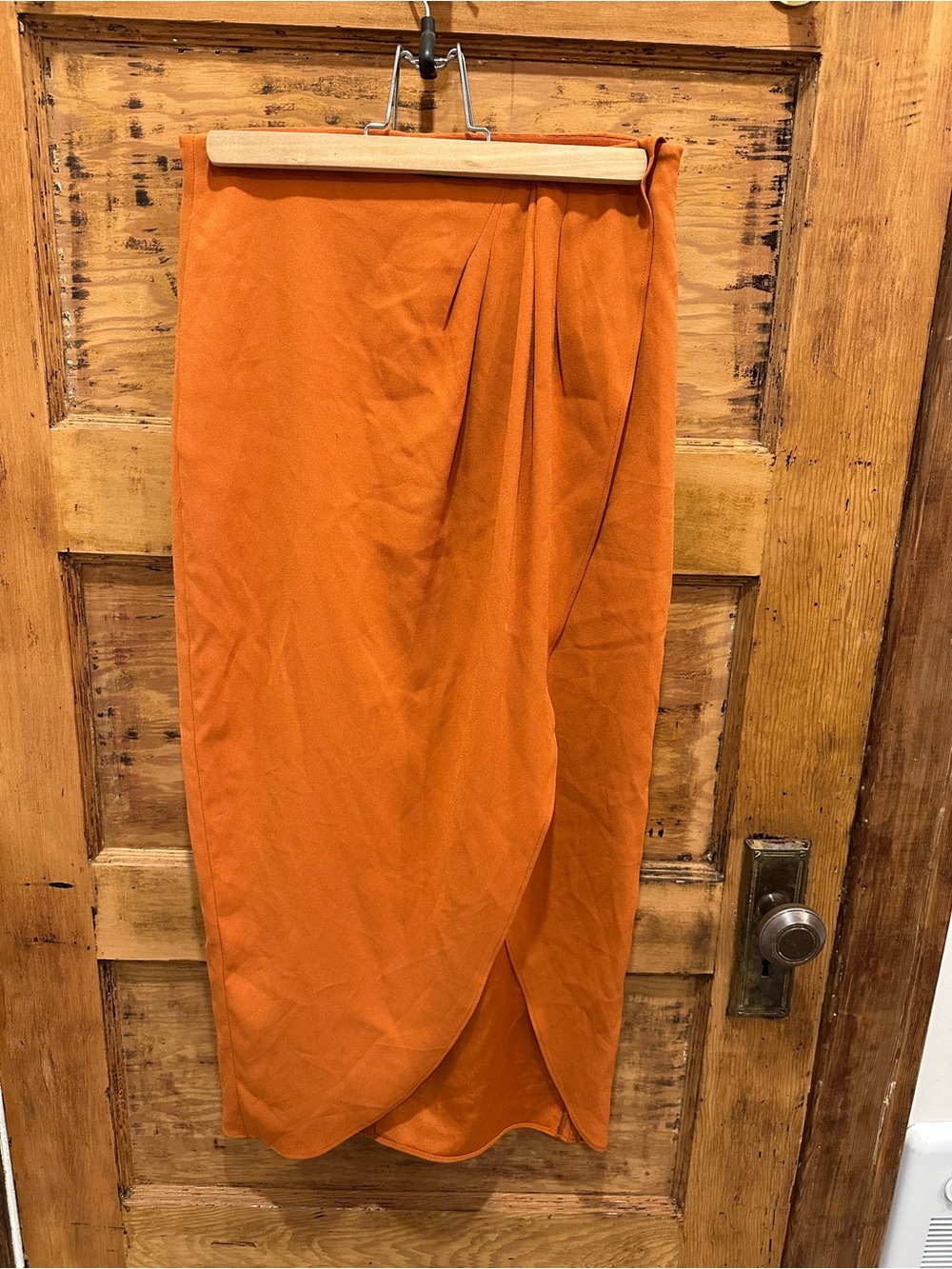 Babaton Wrap Midi Skirt